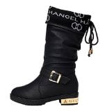 Guciheaven Winter New Style prada Fishion Martin Boots(7 B(M)US, Black)